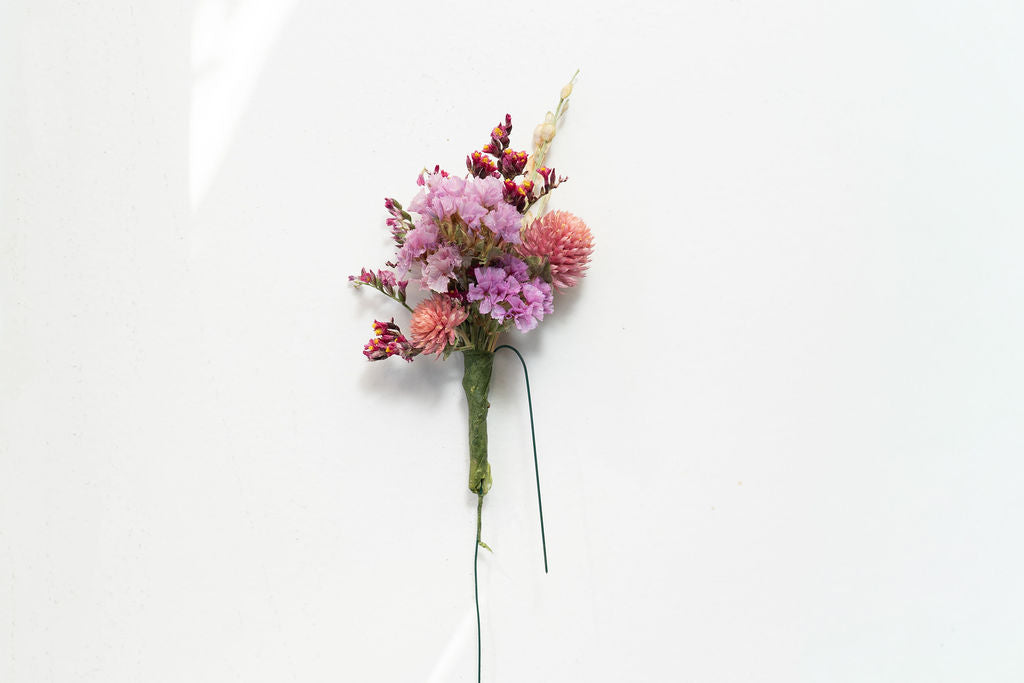 Pic à chignon en fleurs séchées pour cérémonie - SAUZON