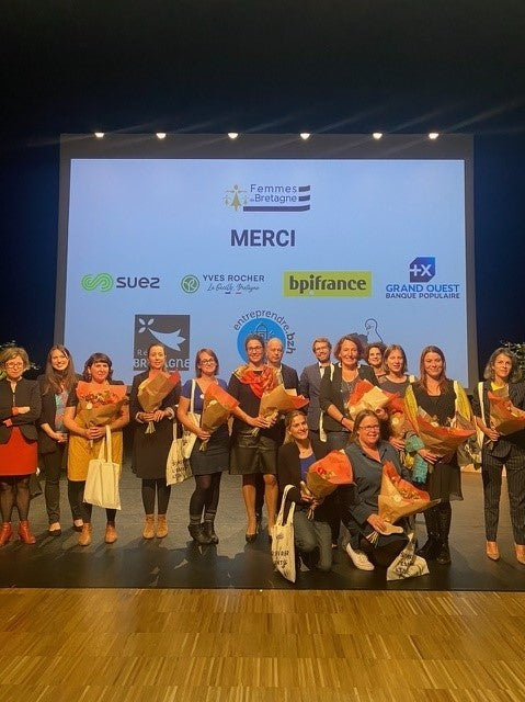 Bouquets Remise des Prix Éco-visionnaires Femme de Bretagne