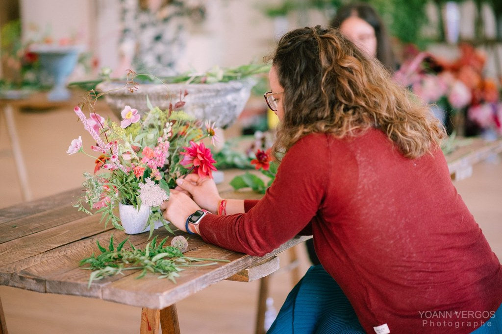Atelier : Composez votre centre de table sans mousse florale