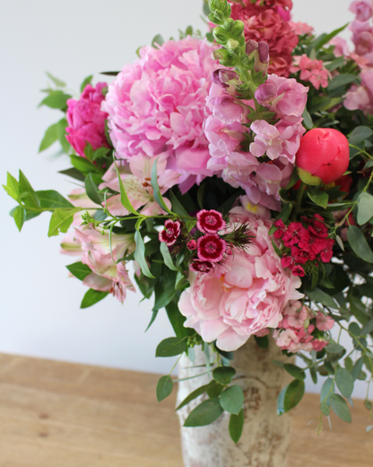 🩷 Spécial fête des mères : un bouquet L aux couleurs roses  + un atelier pour 99,90 € (au lieu de 120,20€)