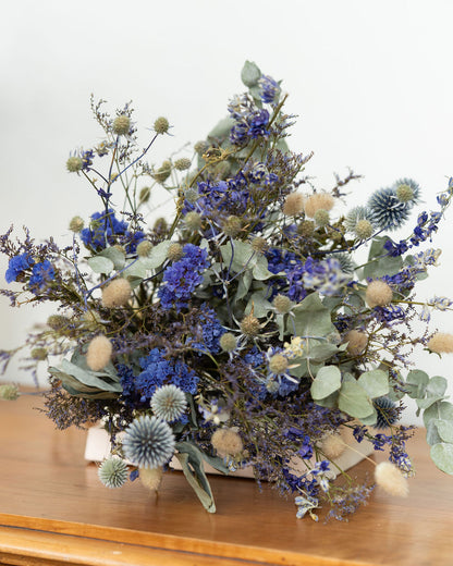Bouquet de fleurs séchées - LES MOTS BLEUS