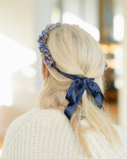 Couronne de tête en fleurs séchées pour cérémonie - Adulte - HOEDIC
