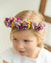 Couronne de tête en fleurs séchées pour cérémonie - Enfant - MOLENE
