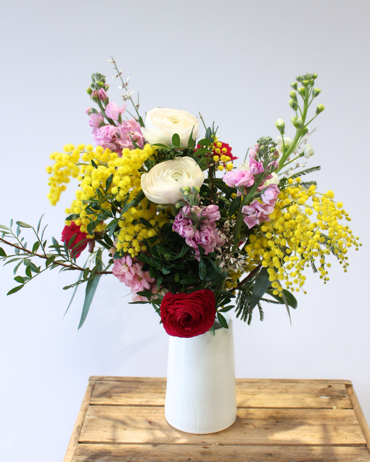 💘 Bouquet Saint-Valentin “Soleil d'hiver” – Fleurs Fraîches 100% Françaises & de Saison