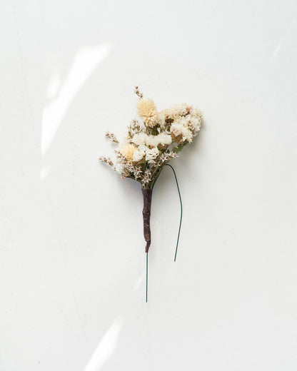 Pic à chignon en fleurs séchées pour cérémonie - HOUAT