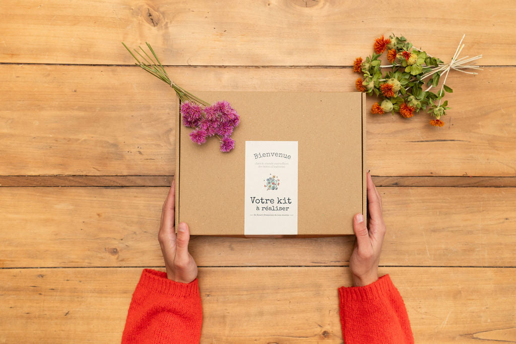 Kit DIY à réaliser - Boutonnières en fleurs séchées - Peps