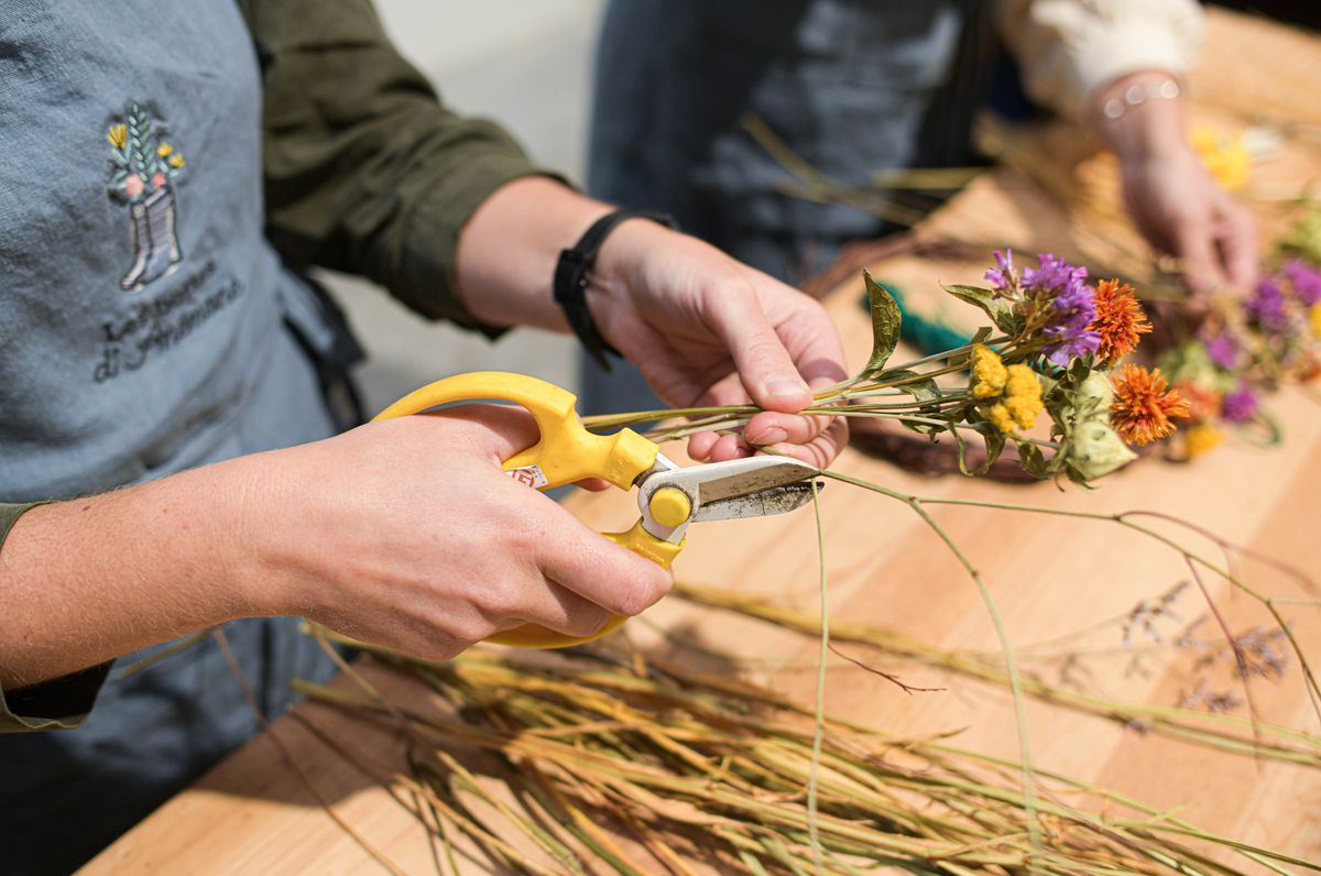 Atelier : Créez votre couronne de fleurs séchées (toute l'année)