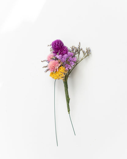 Pic à chignon en fleurs séchées pour cérémonie - MOLENE